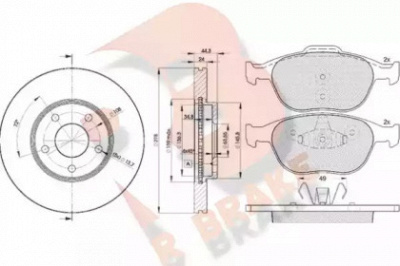 R BRAKE 3r15375980 -
